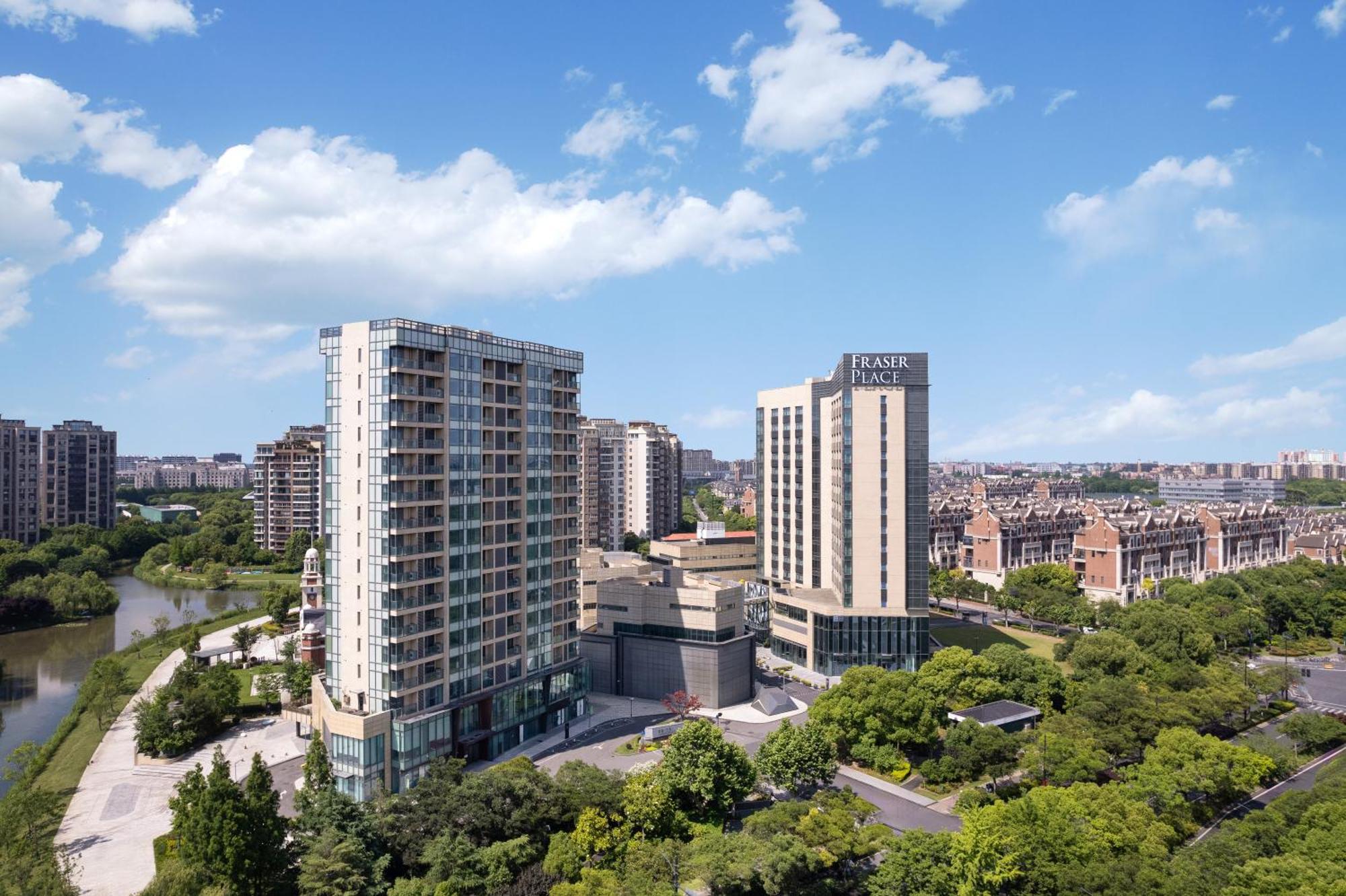Fraser Place Wujiaochang Shanghai - Adjoin Business Center, Free Minibar Bagian luar foto