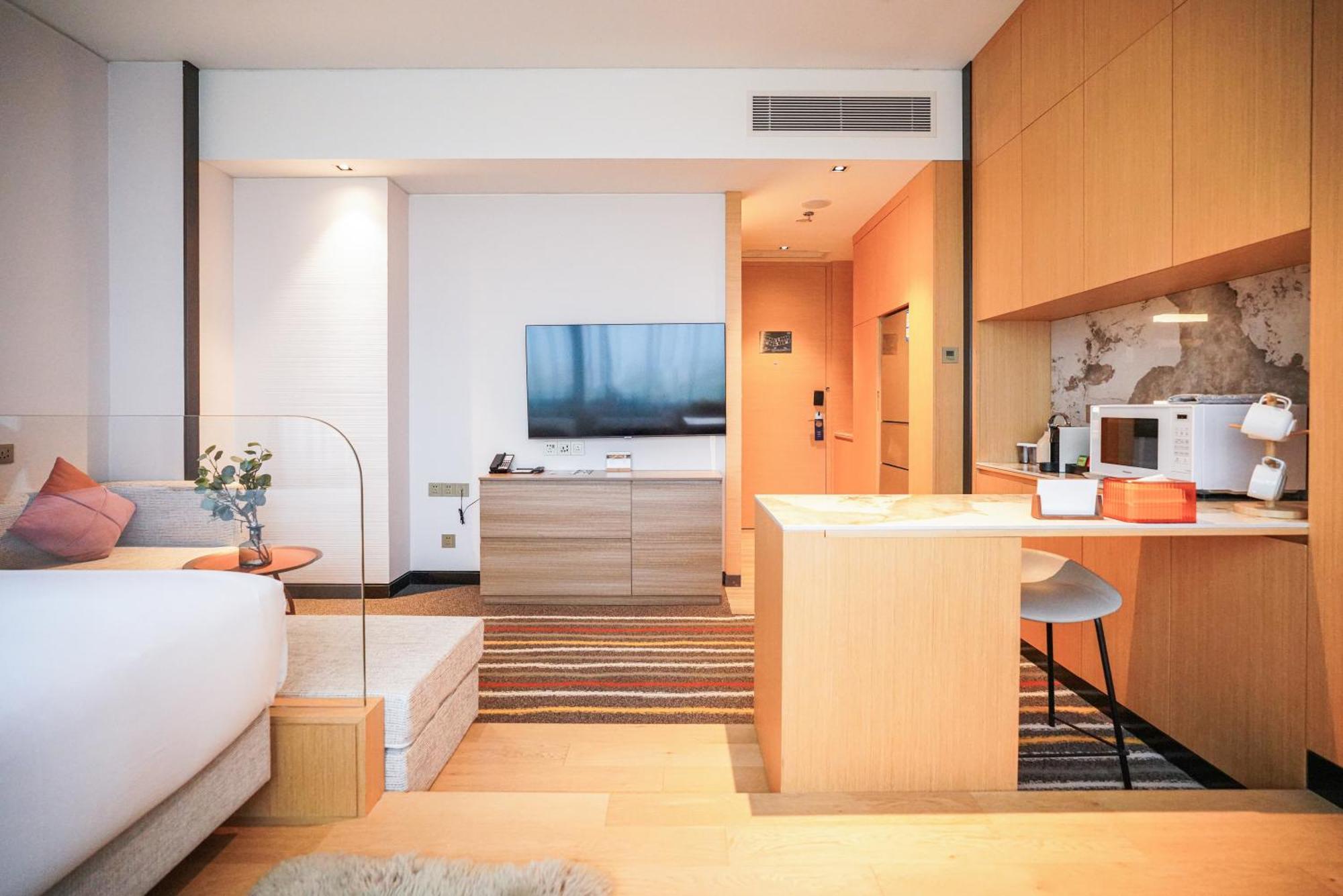 Fraser Place Wujiaochang Shanghai - Adjoin Business Center, Free Minibar Bagian luar foto